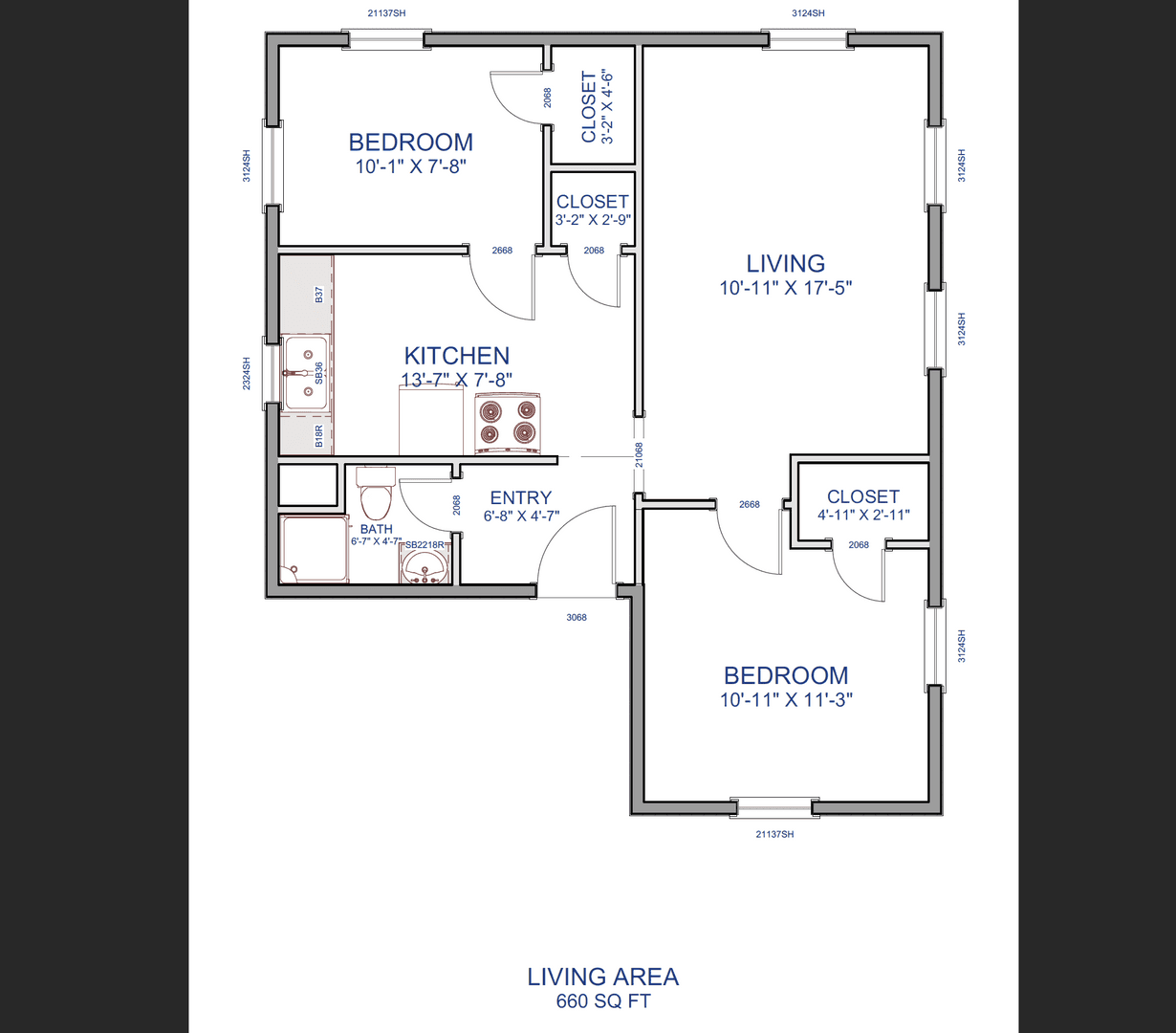 College Place Apartment: 228 SE 6th St