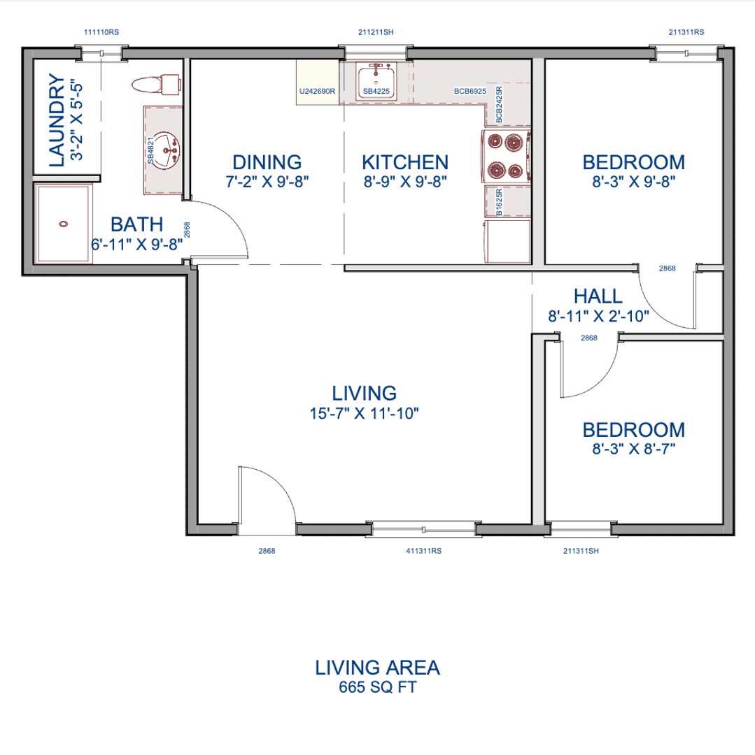 College Place Apartment: 116 SW 6th St