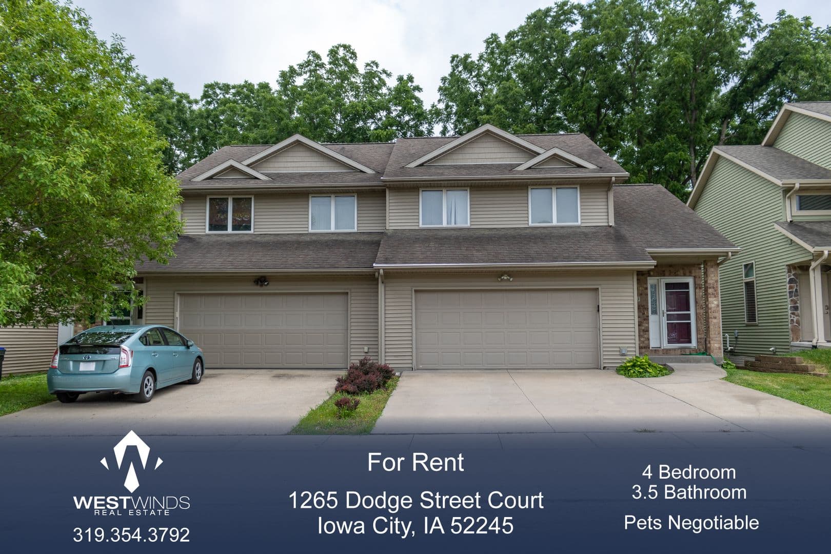 Iowa City House: 1265 Dodge Street Court