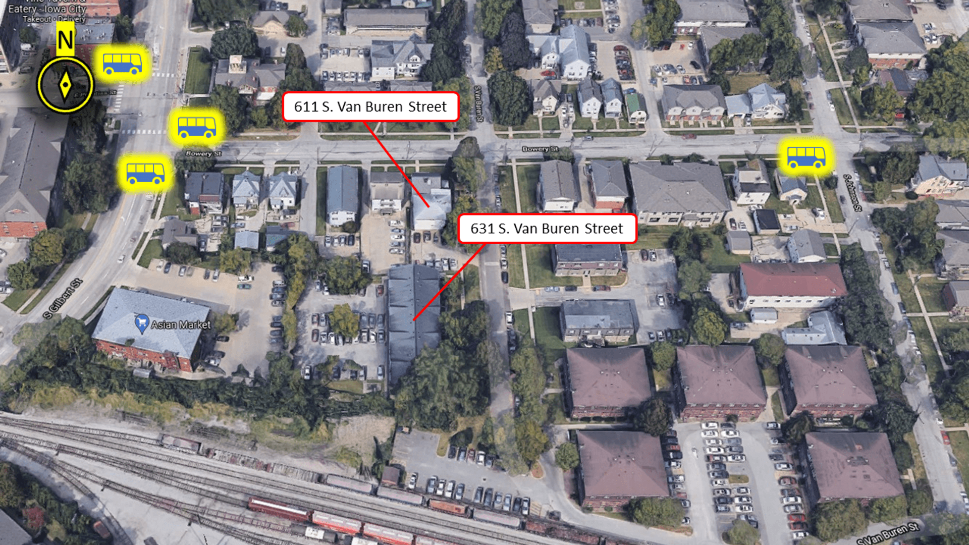 Iowa City Apartment: 611 S. Van Buren Street
