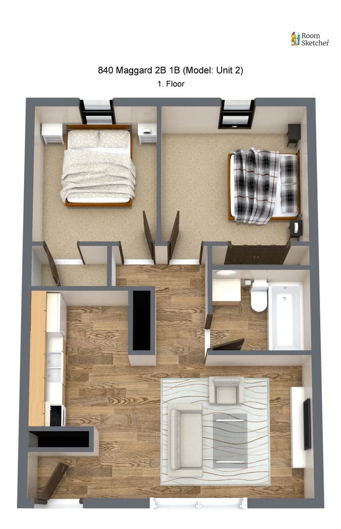 Iowa City Apartment: 840 Maggard Street