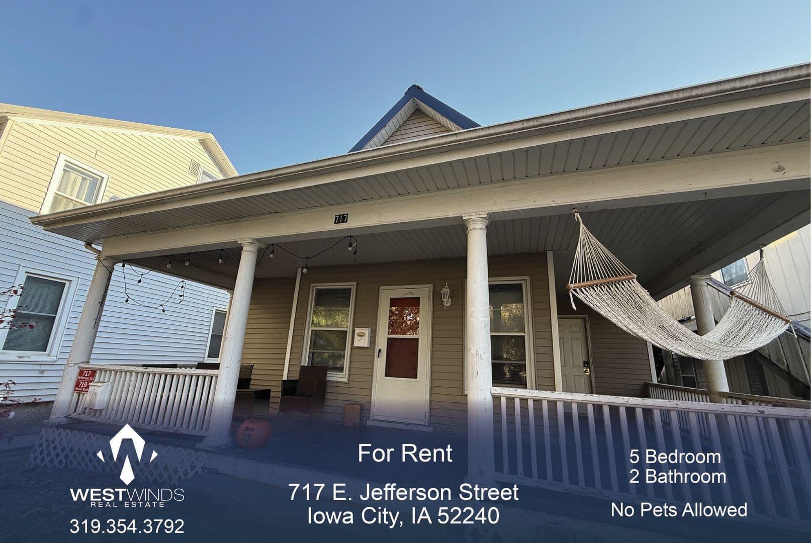 Iowa City House: 717 E. Jefferson Street
