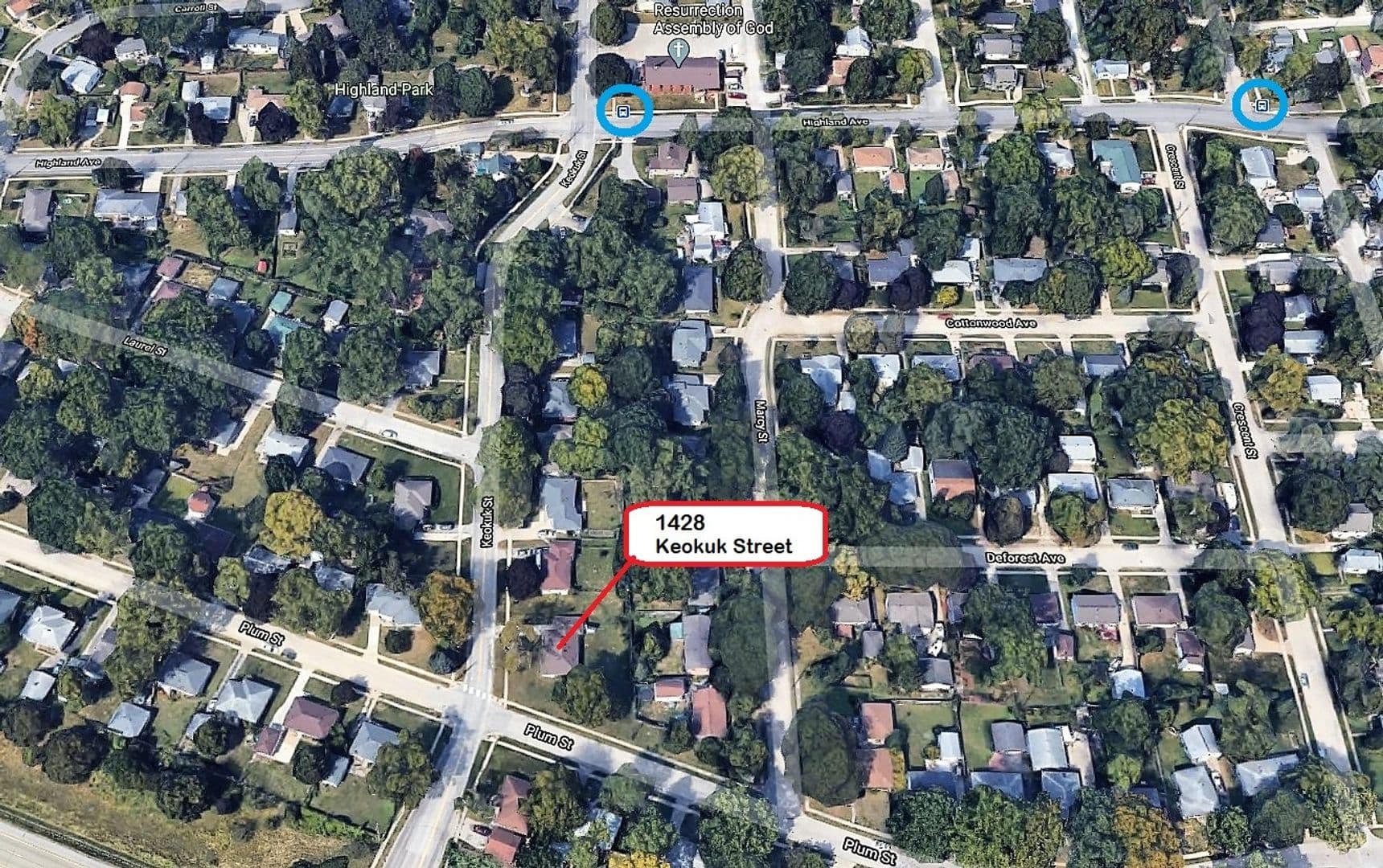 Iowa City House: 1428 Keokuk Street