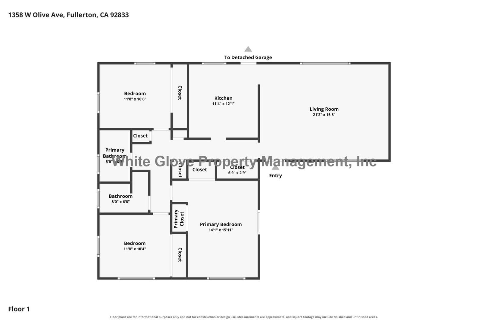 Fullerton House: 1358 W Olive Avenue