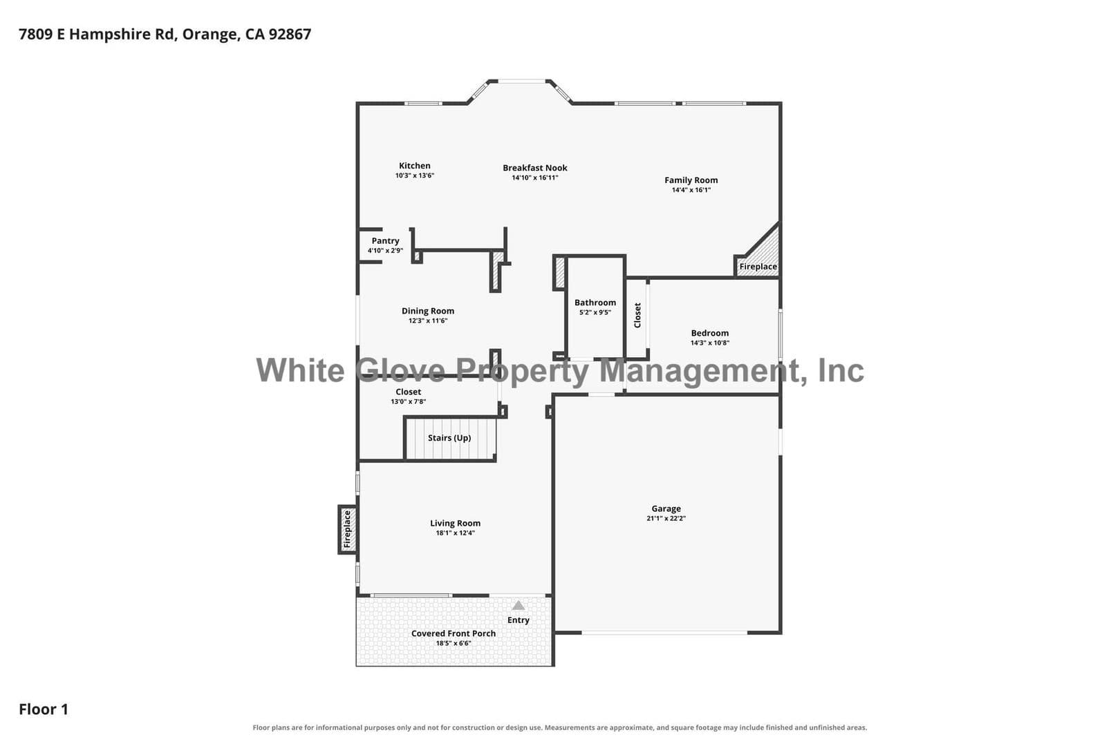 Orange House: 7809 E Hampshire Rd.