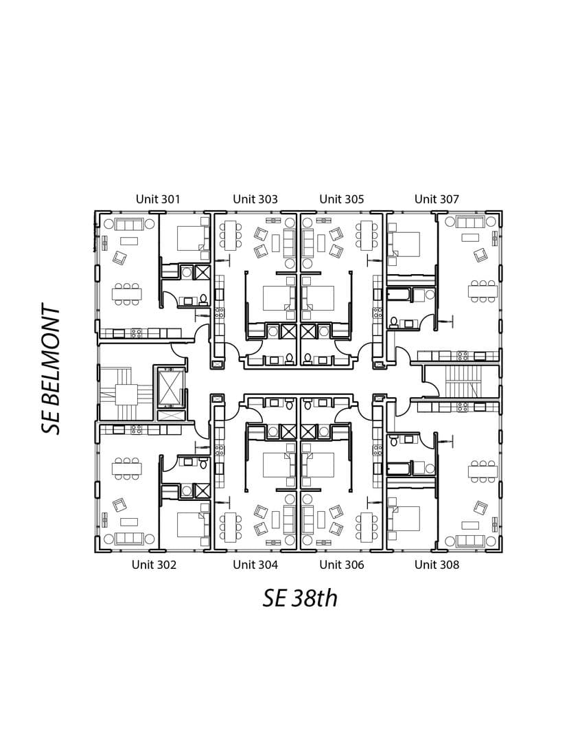 Portland Apartment: 3775 - 3777 SE Belmont Street