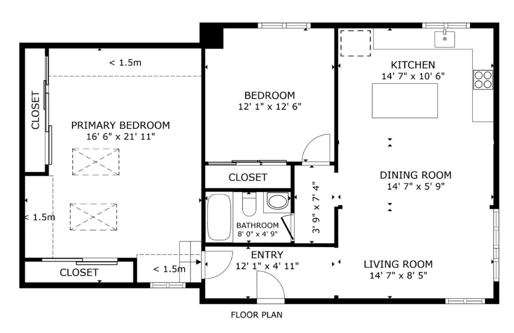 Burien Apartment: 14643 8th Ave Sw