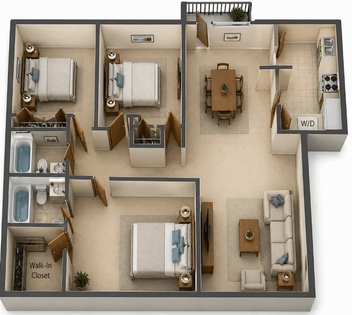 Tampa Apartment: 7903 Holly Lea Court