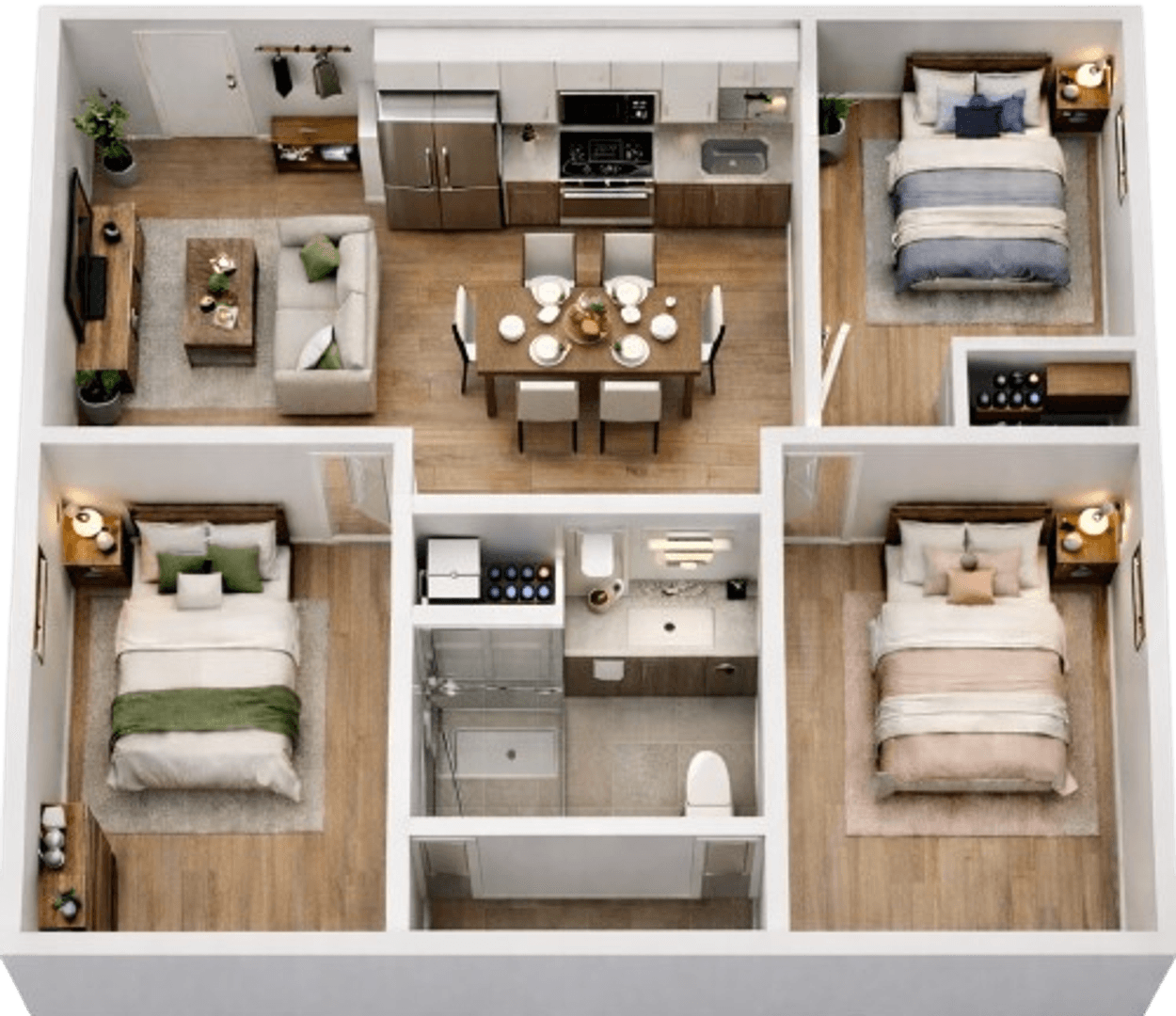 Palmetto Apartment: 900 21st St. E