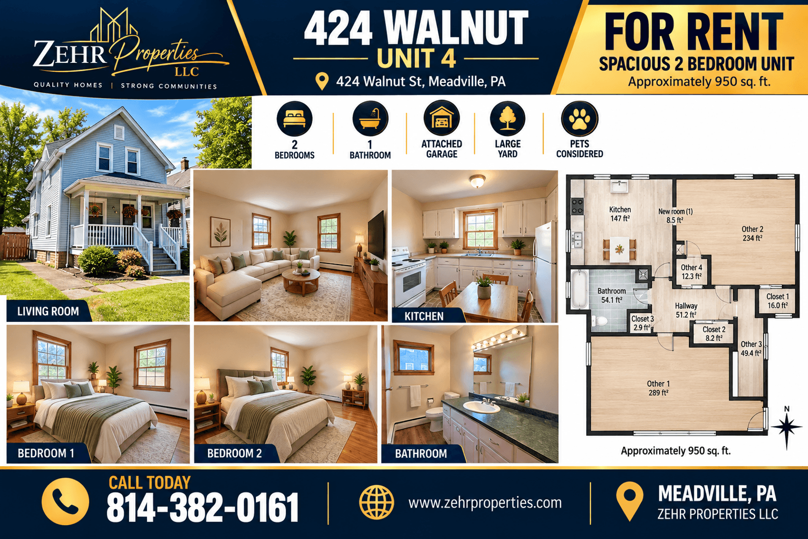 Meadville Apartment: 424 Walnut St