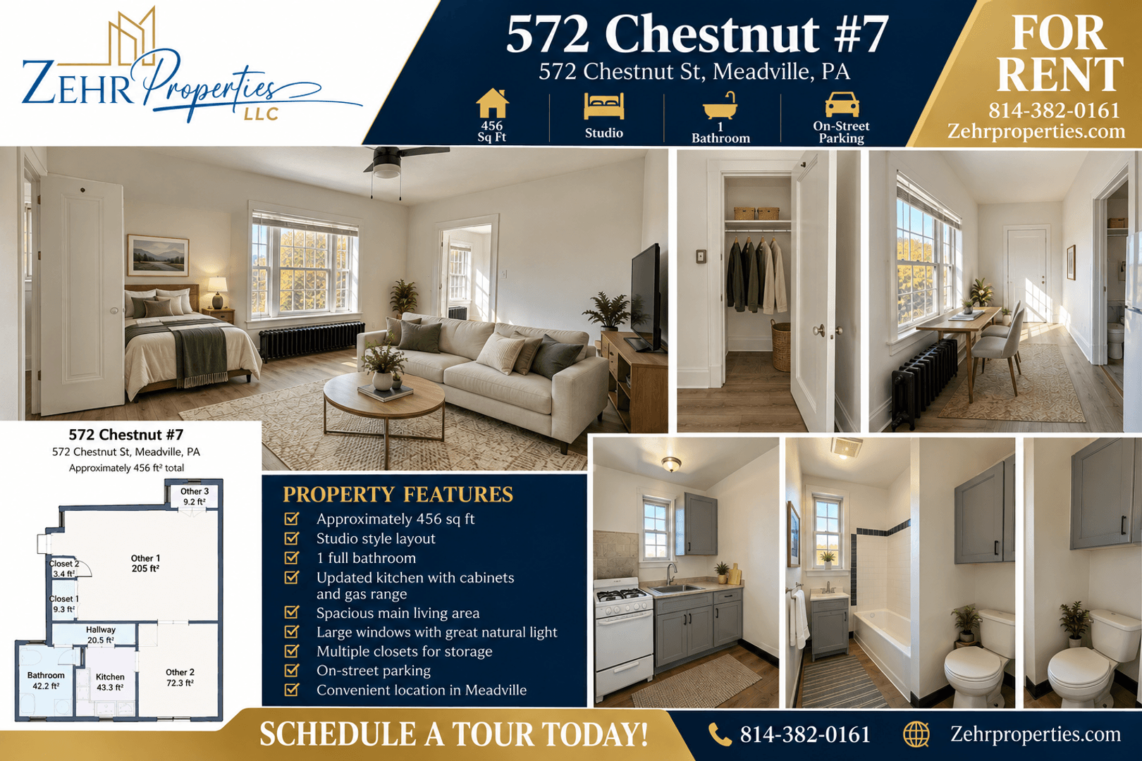 Meadville Apartment: 572 Chestnut St