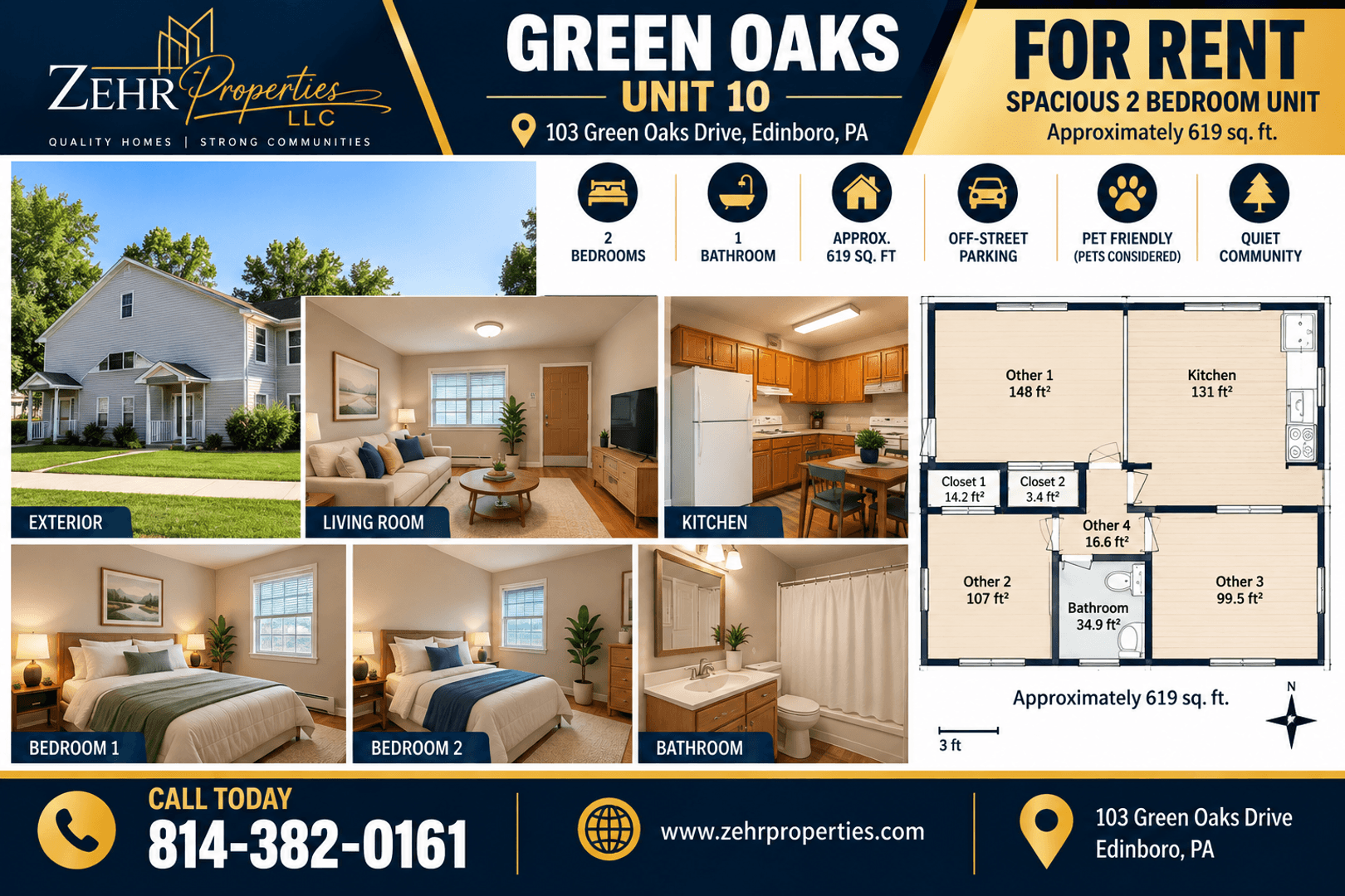 Edinboro Apartment: 101-103 Green Oaks Drive