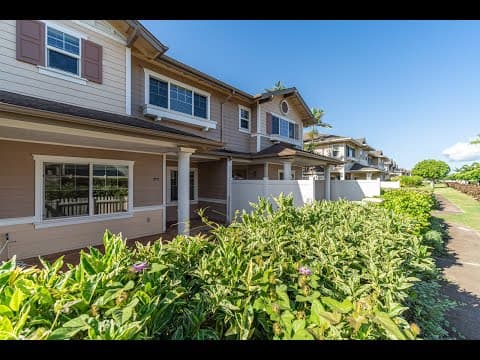 Ewa Beach Townhome: 91-2011 Kaioli Street