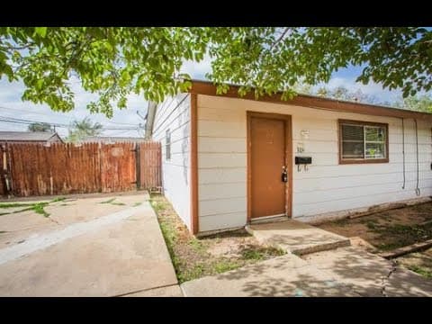 Lubbock Townhome: 3104 Ave. N