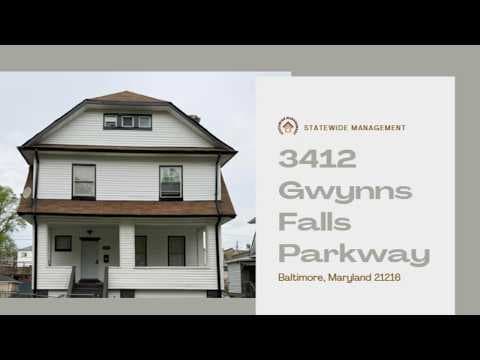 Baltimore Condo: 3412 Gwynns Falls Parkway