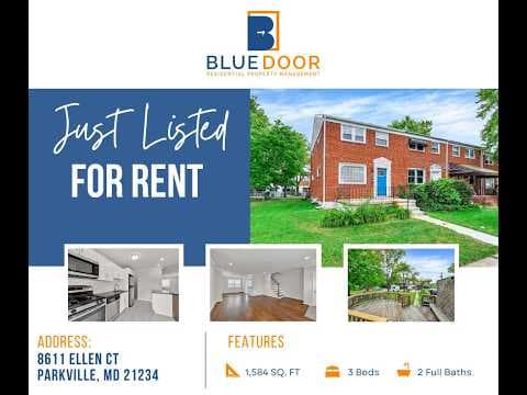 Parkville Townhome: 8611 Ellen Ct