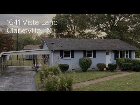 Clarksville House: 1641 Vista Lane