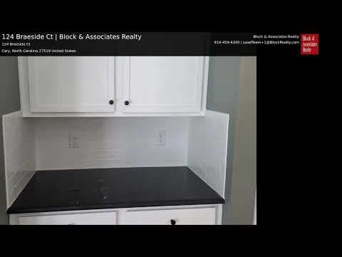 Cary Townhome: 124 Braeside Ct