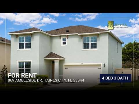 Haines City House: 869 Ambleside Dr