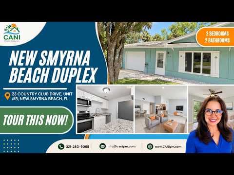 New Smyrna Beach House: 23 Country Club Drive