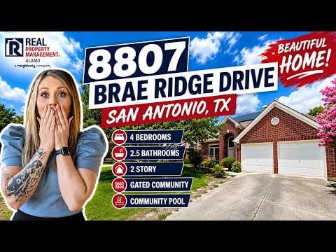 San Antonio House: 8807 Brae Ridge Drive