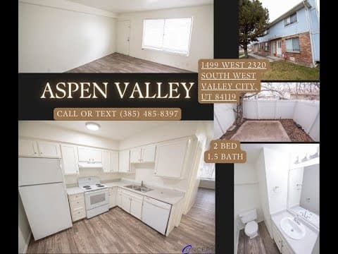 West Valley City Townhome: 1499 W 2320 S