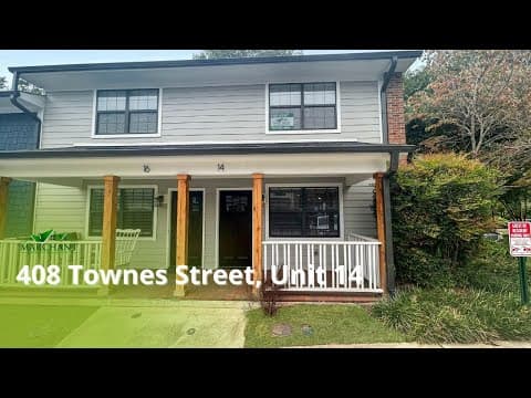 Greenville Townhome: 408 Townes Street