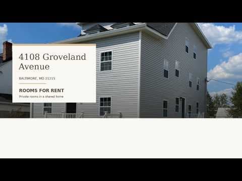 Baltimore Condo: 4108 Groveland Avenue