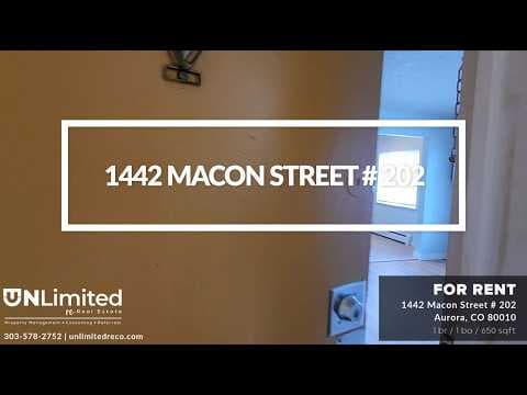Aurora Condo: 1442 Macon Street