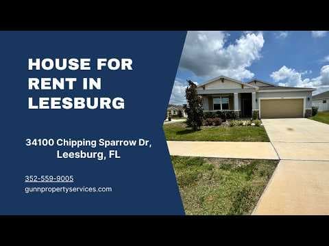 Leesburg House: 34100 Chipping Sparrow Dr