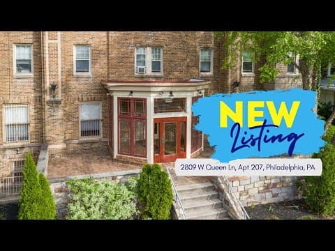 Philadelphia Condo: 2809 W Queen Ln