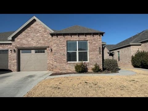 Lubbock Townhome: 2012 102nd St.