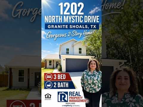 Granite Shoals House: 1202 North Mystic Drive
