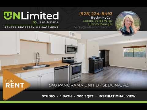 Sedona Condo: 540 Panorama Blvd