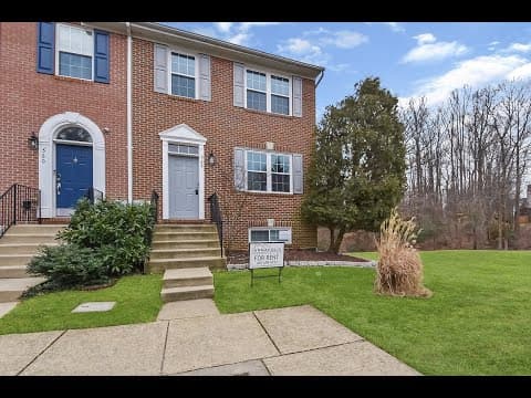 Annapolis Townhome: 562 Francis Nicholson Way