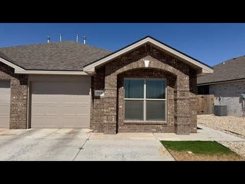 Lubbock Townhome: 2141 Kokomo Ave.