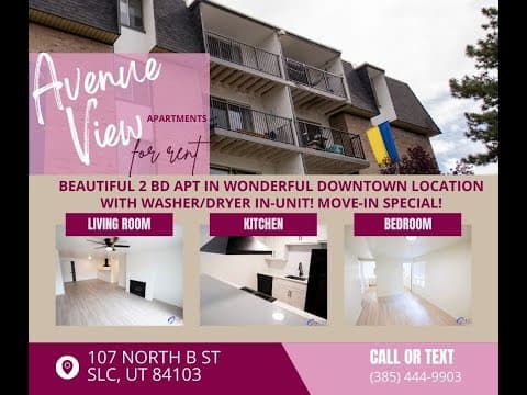 Salt Lake City Apartment: 107 B St