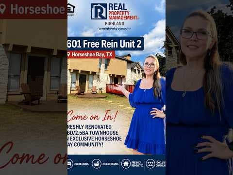 Horseshoe Bay House: 601 Free Rein
