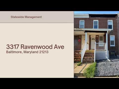 Baltimore Condo: 3317 Ravenwood ave