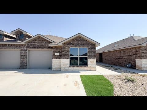Lubbock Townhome: 1633 133rd St.