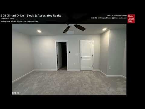 Wake Forest House: 608 Gimari Drive