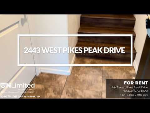 Flagstaff Townhome: 2443 West Pikes Peak Drive