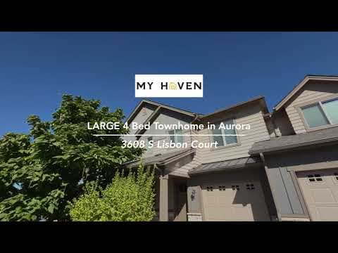 Aurora Townhome: 3608 S Lisbon Ct