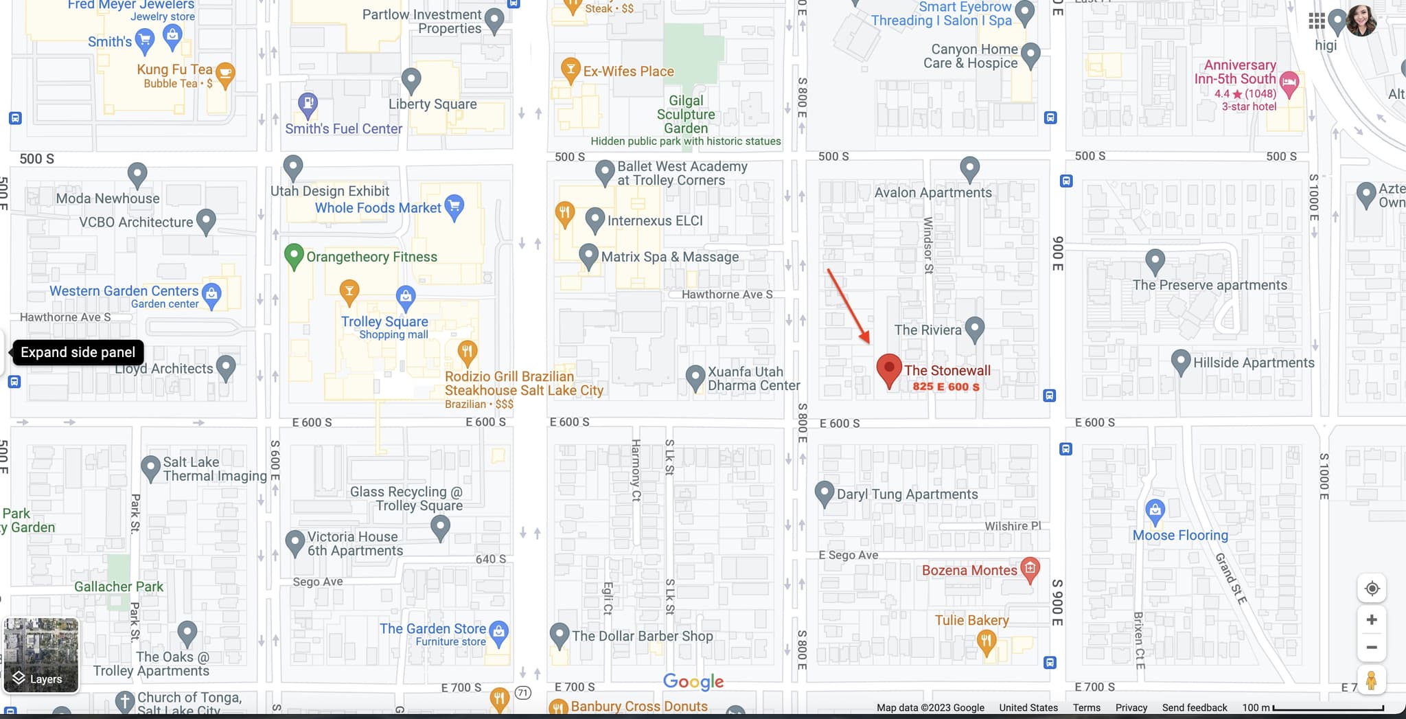 Salt Lake City Apartment: 825 E 600 S