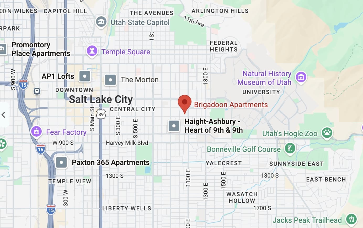 Salt Lake City Apartment: 1059 E 600 S