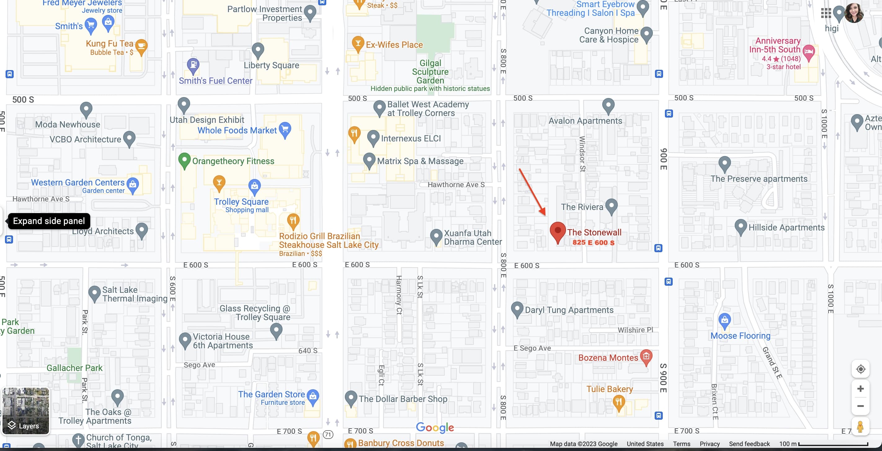 Salt Lake City Apartment: 825 E 600 S