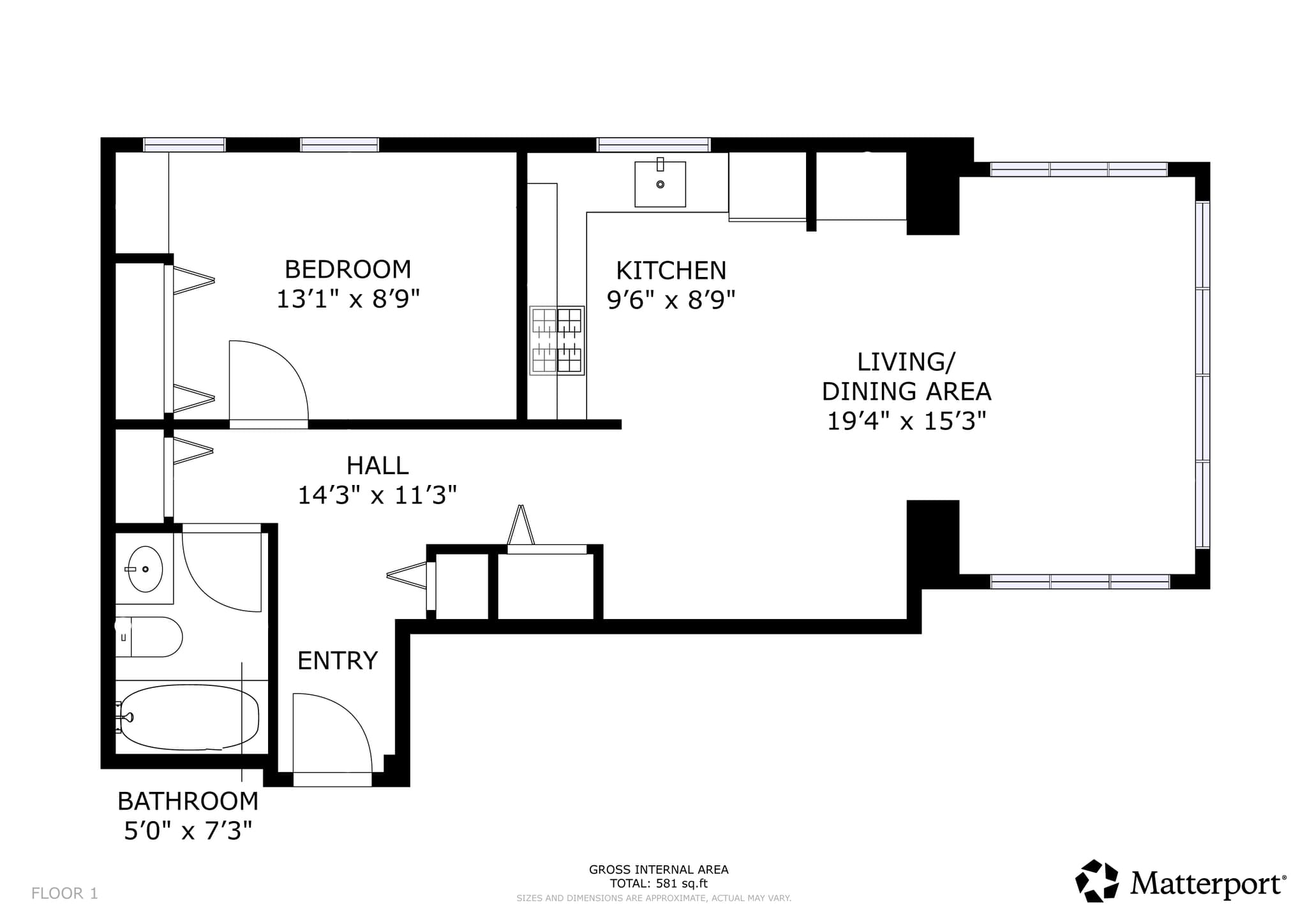 Salt Lake City Apartment: 223 E 3rd Ave