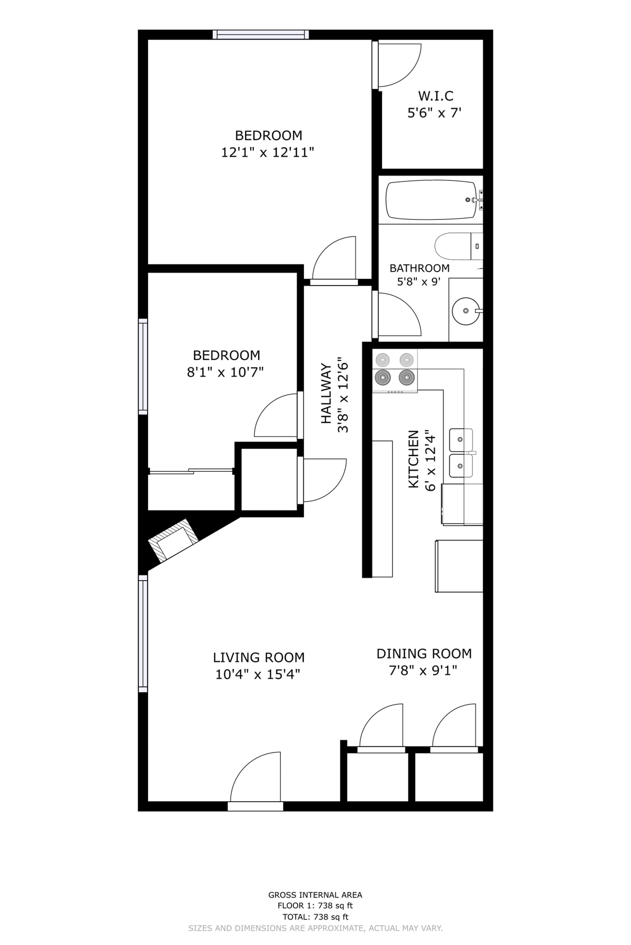 Salt Lake City Apartment: 132 E 2nd Ave