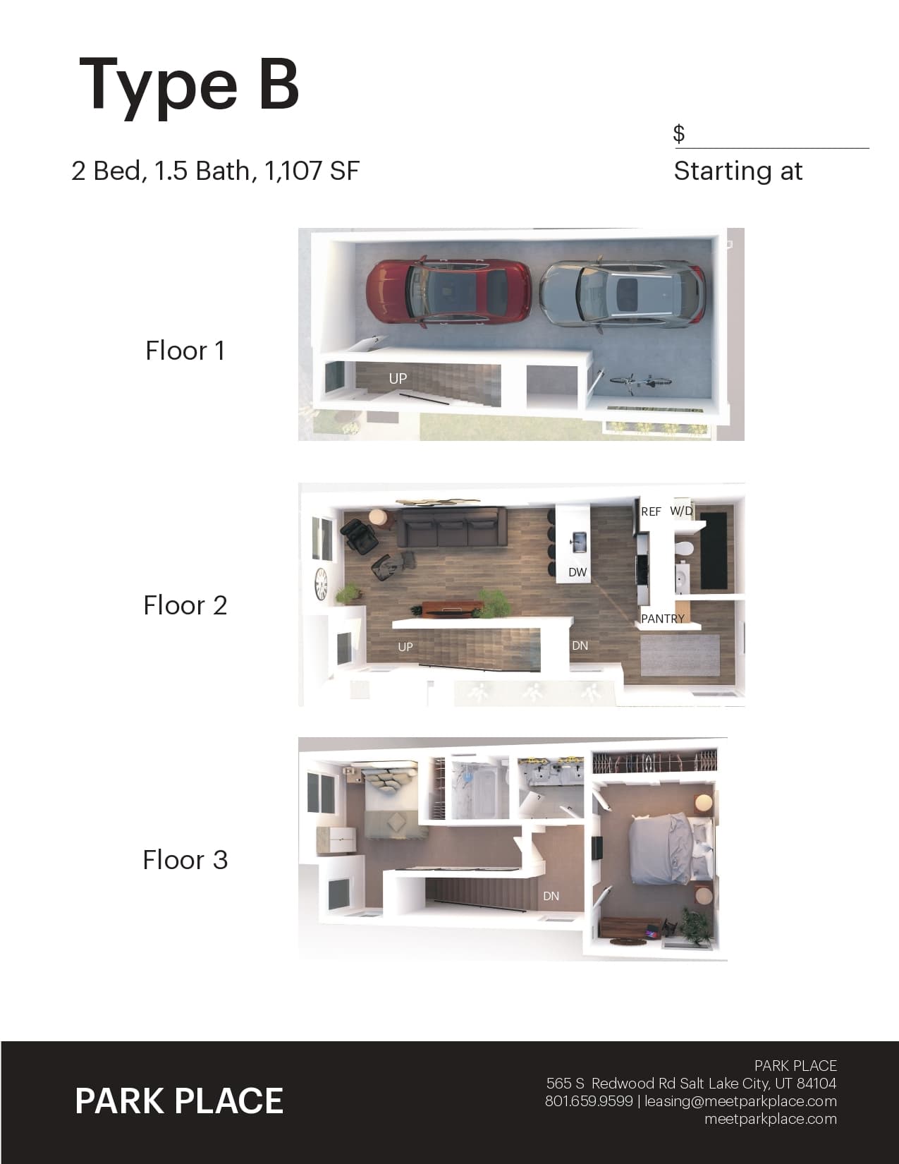 Salt Lake City Townhome: 565 S Redwood Rd