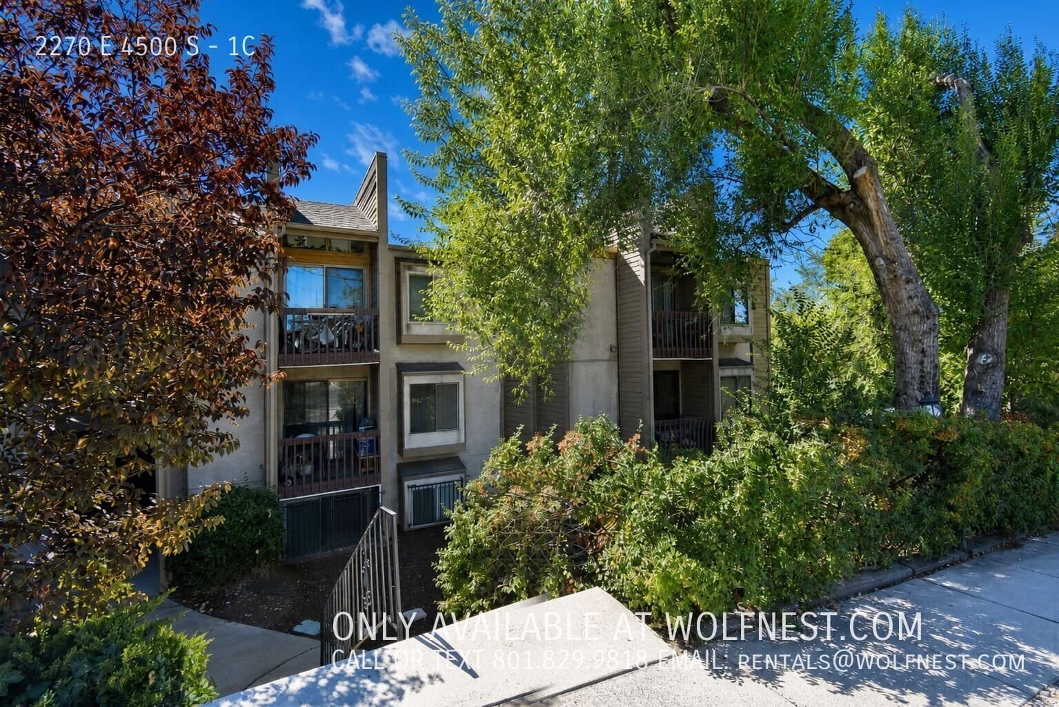 Salt Lake City Condo: 2270 E 4500 S